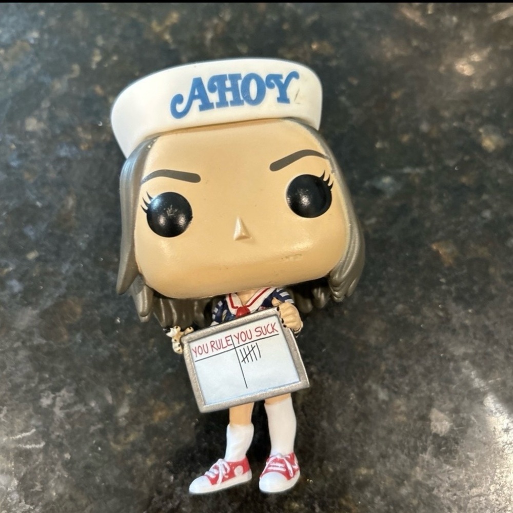 Funko Pop Stranger Things Robin 4" Scoops Ice‎ Cream Vinyl Figure Toy No Box TV